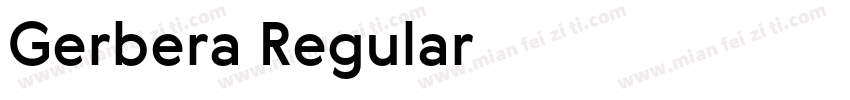 Gerbera Regular字体转换